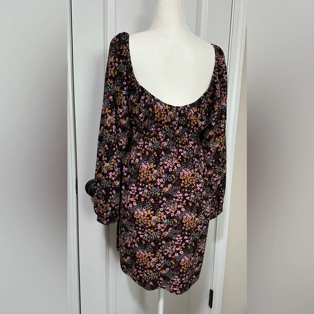 Roxy Sweetest Shores Puff Sleeve Women’s Dress Size L - Picture 5 of 7